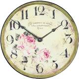 Roger Lascelles Floral Parisian Wall Clock 36cm