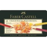 Coloured Pencils Faber-Castell Colour Pencils Polychromos Tin of 12