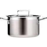 Casseroles on sale Le Creuset 3 Ply Stainless Steel Deep with lid 4 L 20 cm