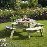Garden Table Rowlinson Round Picnic