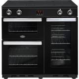 Belling 90cm Induction Cookers Belling Cookcentre 90Ei Black