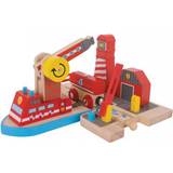 Fire Fighters Play Set Bigjigs Fire Sea Rescue