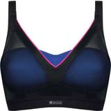 Shock Absorber Sports Bras - Sportswear Garment Clothing Shock Absorber Active Shaped Support Bra - Black/Blue
