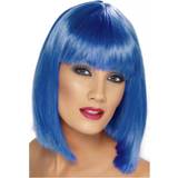 Blue Wigs Smiffys Glam Wig Blue