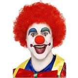 Circus & Clowns Short Wigs Fancy Dress Smiffys Red Crazy Clown Wig