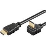 MicroConnect Gold HDMI - HDMI High Speed with Ethernet (angled) 1.5m