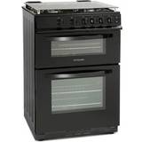 60cm - Gas Ovens - White Gas Cookers Montpellier MDG600LK Black, White, Silver
