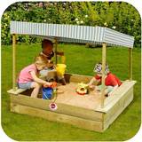 Outdoor Toys Plum Palm Beach Wooden Sand Pit