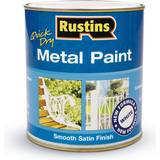 Rustins Metal Paint - White Rustins Quick Dry Metal Paint White 0.5L