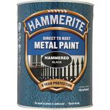 Hammerite Metal Paint Hammerite Direct to Rust Hammered Effect Metal Paint Black 5L