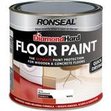 Floor Paints - White Ronseal Diamond Hard Floor Paint White 0.75L
