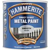 Hammerite Direct to Rust Smooth Effect Metal Paint Silver 2.5L