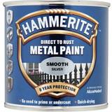 Hammerite Paint Hammerite Direct to Rust Smooth Effect Metal Paint Silver 0.25L