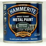 Hammerite Grey - Metal Paint Hammerite Direct to Rust Smooth Effect Metal Paint Grey 0.25L