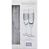 Denby Champagne Glasses Denby Monsoon Filigree Champagne Glass 22.5cl 2pcs