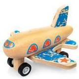 Wooden Toys Toy Airplanes TOBAR Pull Back Aeroplanes