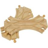 Bigjigs Toy Trains Bigjigs Double Curved Turnouts