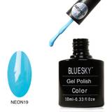 Blue Gel Polishes Bluesky Gel Nail Polish Neon #19 Pacific 10ml