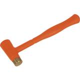 Sealey Rubber Hammers Sealey BFH12 Brass Faced Dead Blow Rubber Hammer