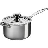 Stainless Steel Sauciers Le Creuset 3-ply Plus Professional with lid 3.8 L 20 cm