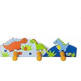 Mouse House Gifts Kids Dinosaur Themed Coat Hook Wall Hooks for Boys Nursery or Bedroom