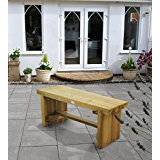 Outdoor Sofas & Benches Garden & Outdoor Furniture Forest Garden Double Sleeper 1.2m Garden Bench