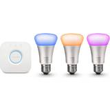 Hue color e27 Philips Hue White And Color Ambiance LED Lamp 10W E27 3 Pack Wireless Control