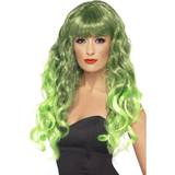Green Wigs Smiffys Siren Wig Green Black