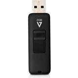 2 GB - USB 2.0 USB Flash Drives V7 VF22GAR-3E 2GB USB 2.0