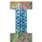 Green Letters Kid's Room Djeco Peacock Letter I
