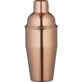 Stainless Steel Cocktail Shakers KitchenCraft Bar Craft Copper Finish Cocktail Cocktail Shaker 50cl