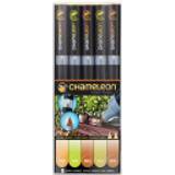 Chameleon Earth Tones 5 Pen Set