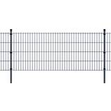 vidaXL 2D Garden Fence Panel & Posts 83cmx2m