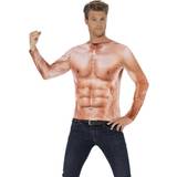 Tops & Sweaters Fancy Dresses Fancy Dress Smiffys Realistic Muscle Top with Long Sleeves