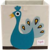 3 Sprouts Kid's Room 3 Sprouts Peacock Storage Box