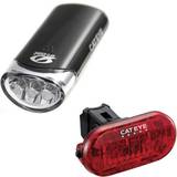 Disposable Battery Bicycle Lights Cateye EL135 / Omni 5 Light Set
