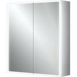 Aluminum Bathroom Mirror Cabinets HiB Qubic 60