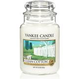 Candlesticks, Candles & Home Fragrances on sale Yankee Candle Clean Cotton Large Scented Candle 623g