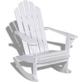 White Rocking Chairs vidaXL 40861 Rocking Chair 104cm