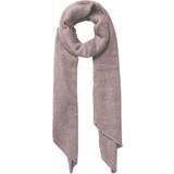 Pieces Soft Knitted Long Scarf - Pink/Cameo Rose