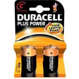 Batteries - Orange Batteries & Chargers Duracell C Plus Power 2-pack