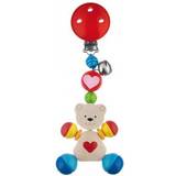 Heimess Pushchair Toys Heimess Clip Heart Bear