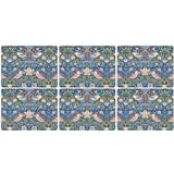 Pimpernel Strawberry Thief Place Mat Blue, Red (30.5x23cm)