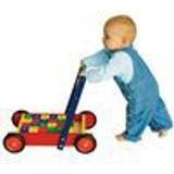 Wooden Toys Baby Walker Wagons John Crane Baby Walker with ABC Blocks