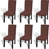 Loose Chair Covers vidaXL 131423 Loose Chair Cover Brown