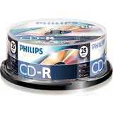 Philips CD Optical Storage Philips CD-R 700MB 52x Spindle 25-Pack