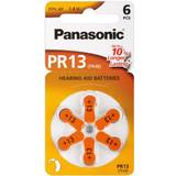 Batteries - Button Cell Batteries - Orange Batteries & Chargers Panasonic PR13 6-pack