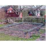Square Bases Halls Greenhouses Popular 66 Foundation 3.8m² Stainless steel, Aluminum