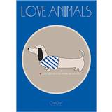 OYOY Posters OYOY Love Animals Slinkii Dog Poster 19.7x27.6"