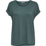 Viscose T-shirts & Tank Tops Only Loos T-Shirt - Green/Balsam Green